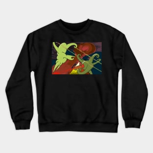 Alien Fight Crewneck Sweatshirt